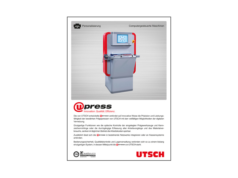  UTSCH_ Máquina dirigida por ordenador U-press