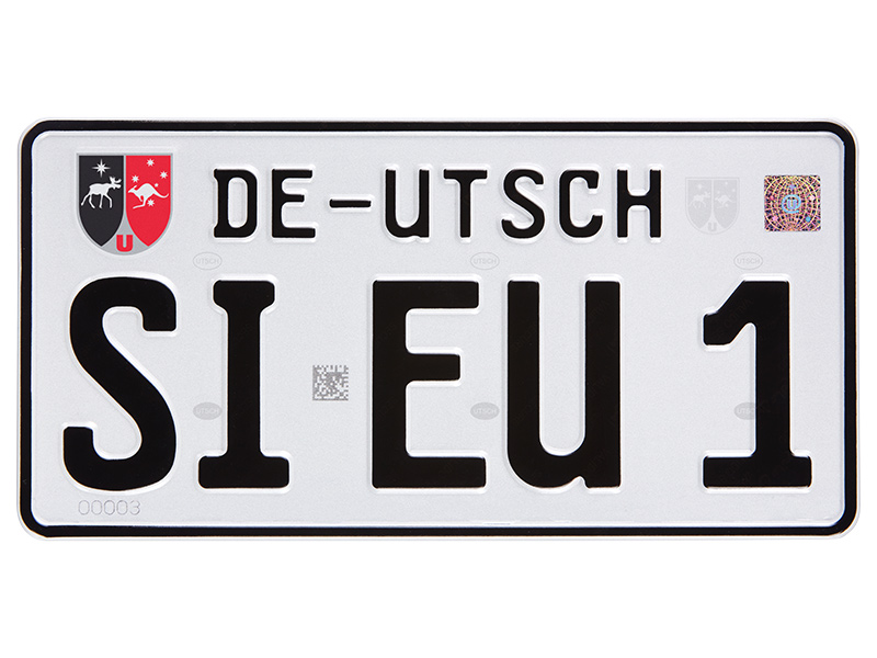 UTSCH  License Plates & Blanks